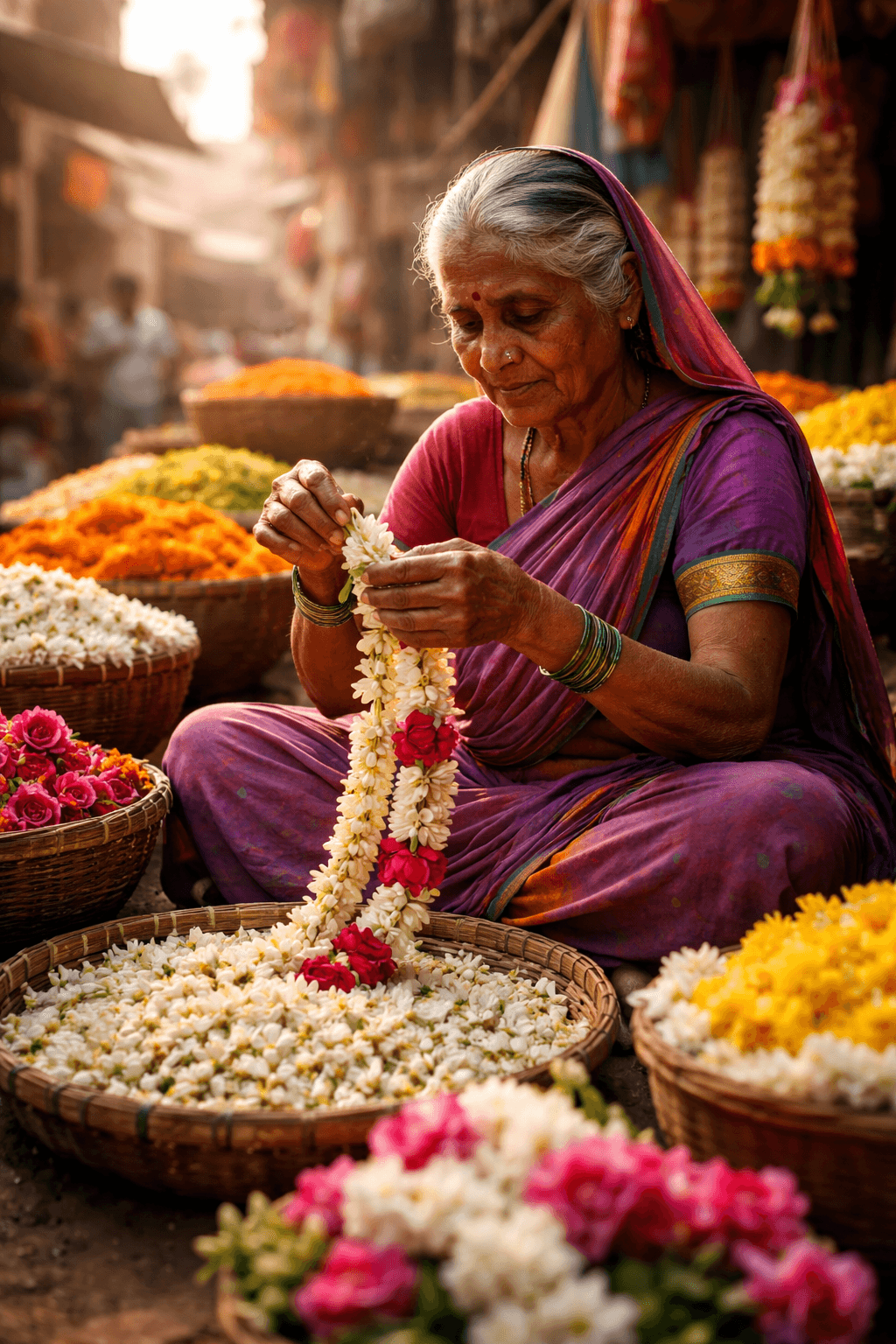 The Weaver Of Garlands: A Dying Art